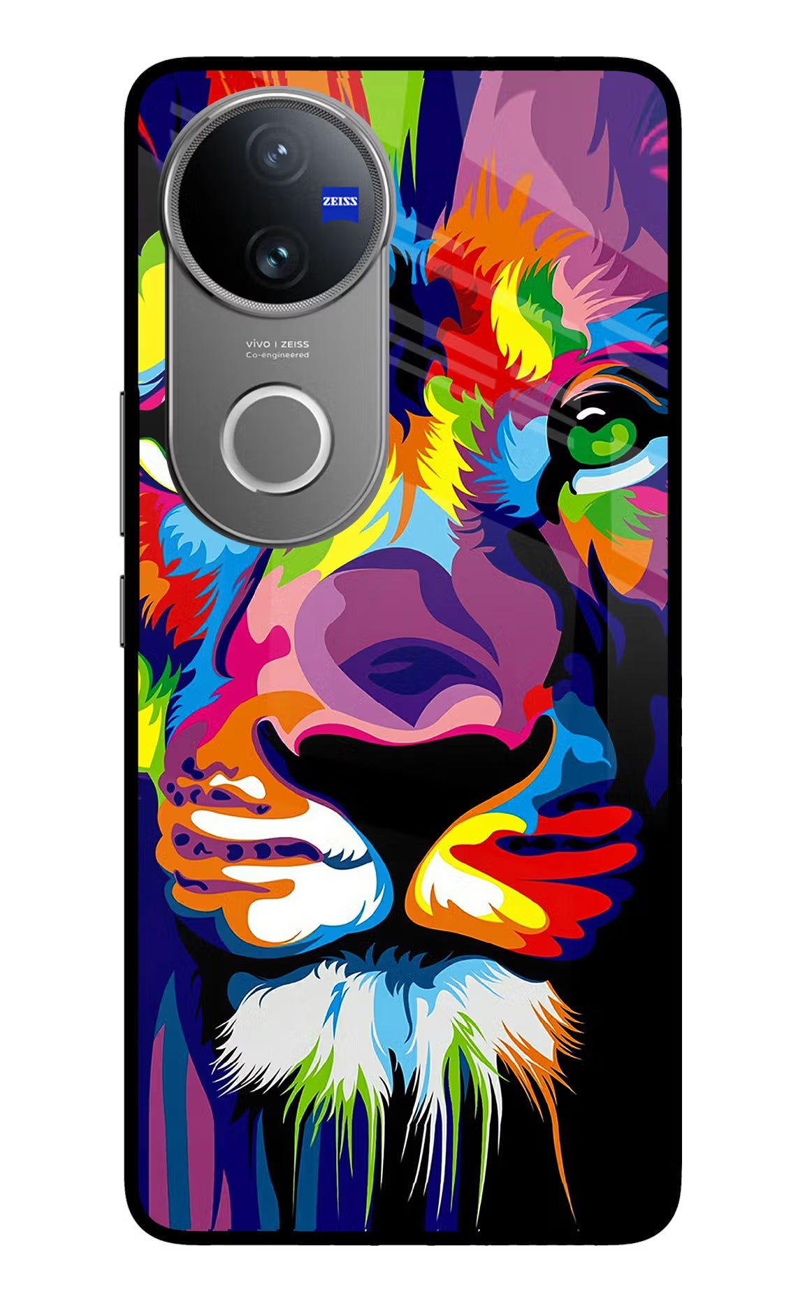 Lion Vivo V50 5G Glass Case Back Cover by Casekaro