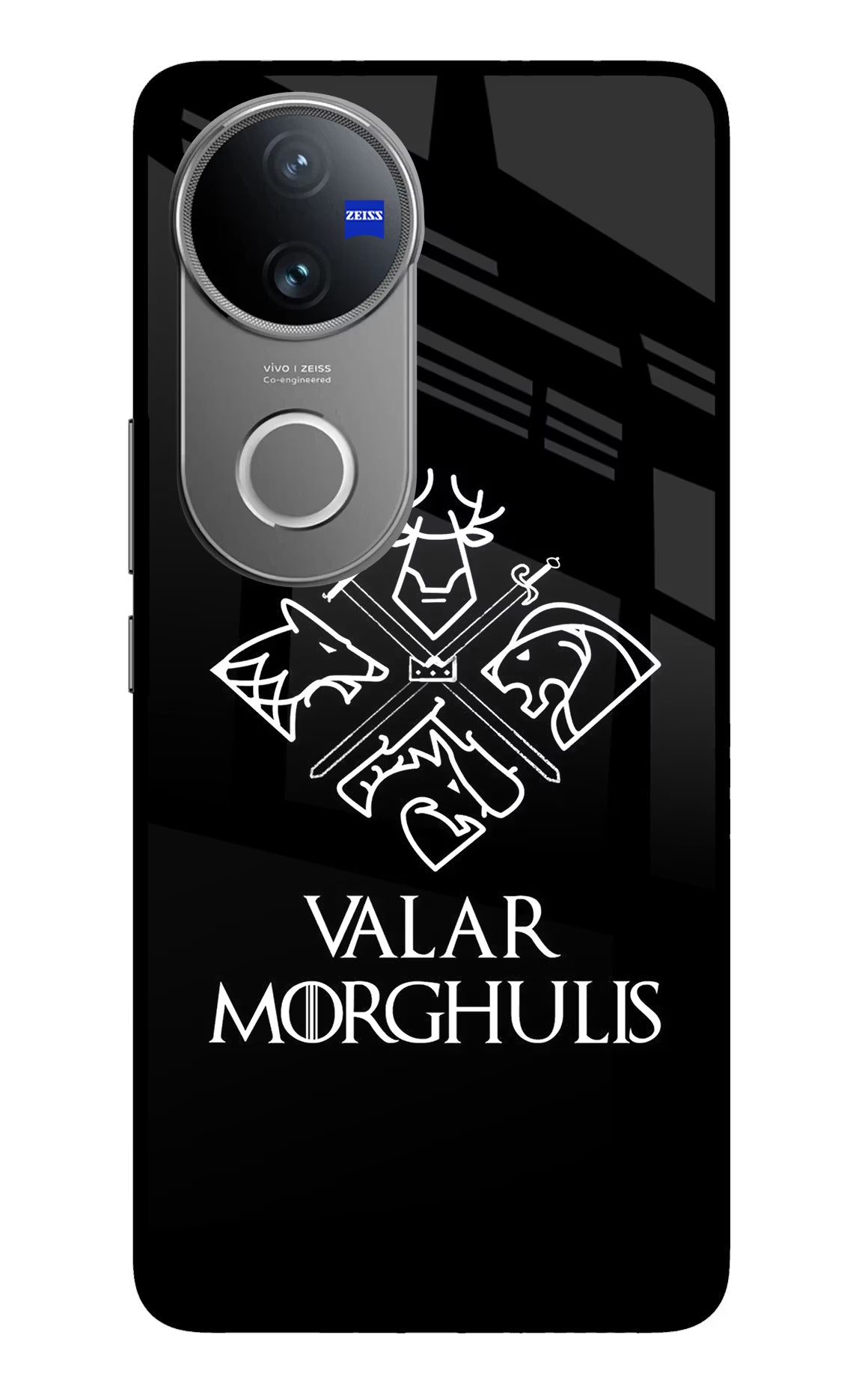 Valar Morghulis | Game Of Thrones Vivo V50 5G Glass Case Back Cover by Casekaro