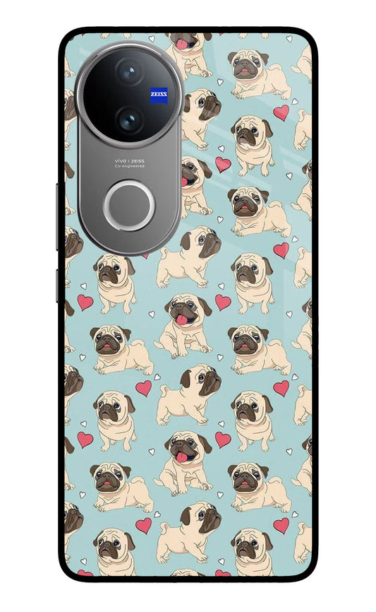 Pug Dog Vivo V50 5G Glass Case
