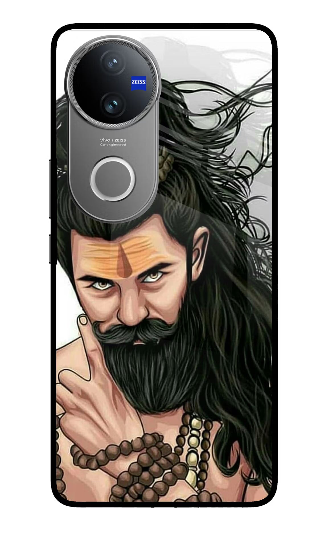 Mahadev Vivo V50 5G Glass Case Back Cover by Casekaro