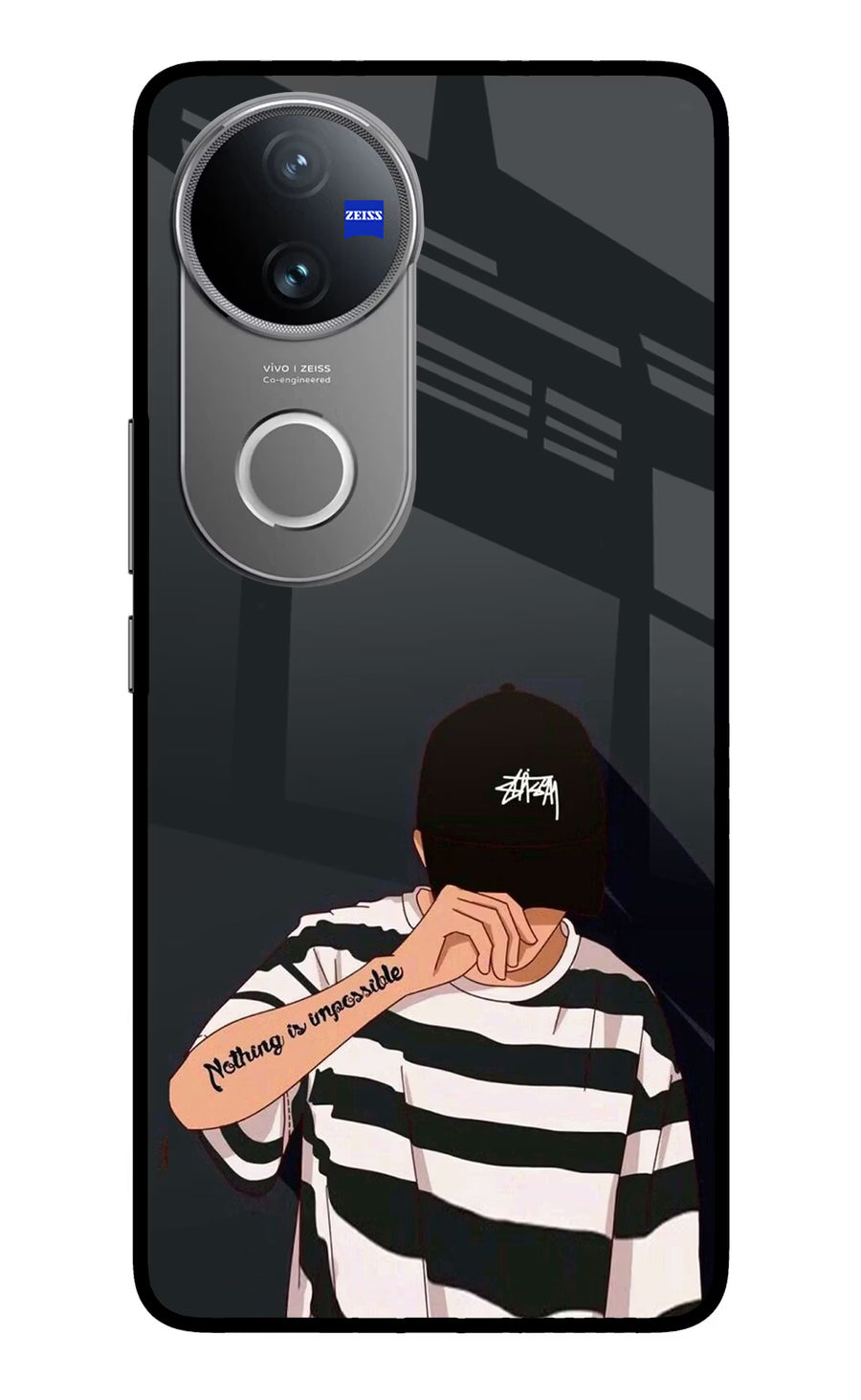 Aesthetic Boy Vivo V50 5G Back Cover, Metal case