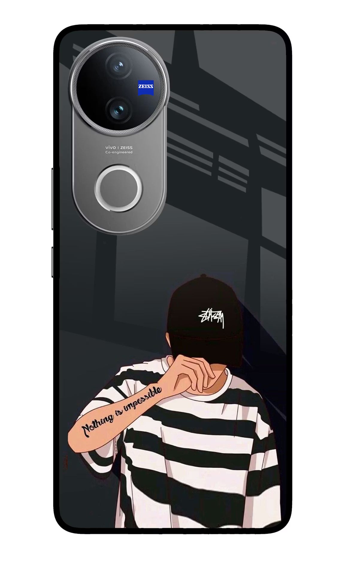 Aesthetic Boy Vivo V50 5G Glass Case