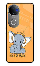 High On Music Vivo V50 5G Glass Case