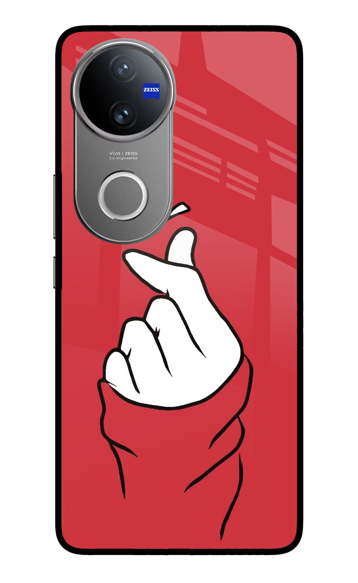 Korean Love Sign Vivo V50 5G Glass Case