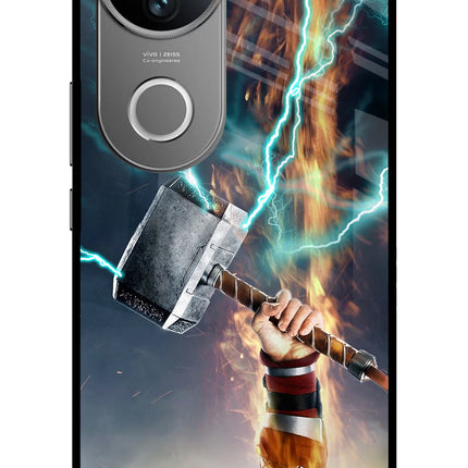 Thor Hammer Mjolnir Vivo V50 5G Glass Case