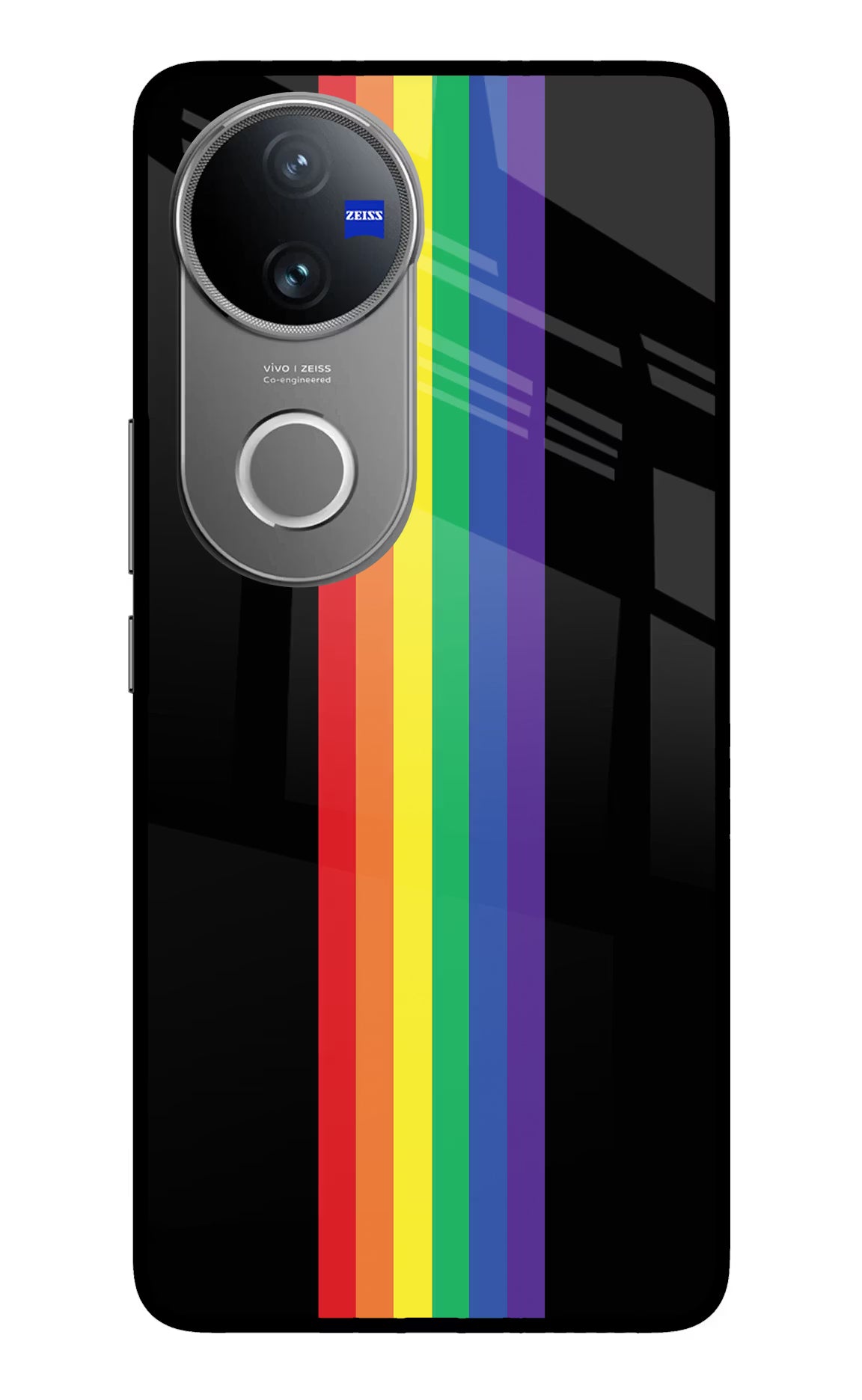 Pride Vivo V50 5G Glass Case Back Cover by Casekaro