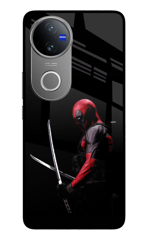 Deadpool Vivo V50 5G Glass Case