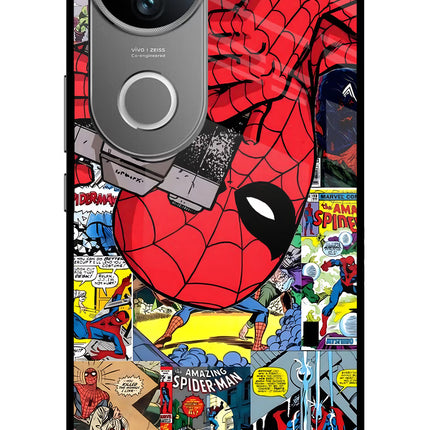 Spider Man Vivo V50 5G Glass Case
