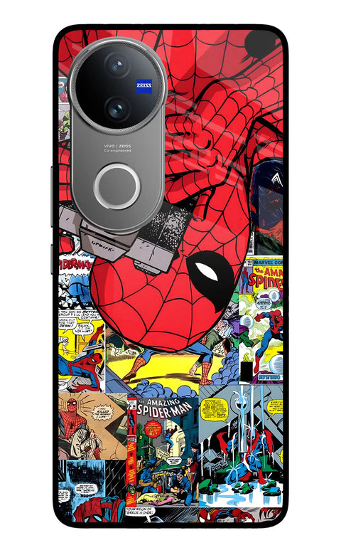 Spider Man Vivo V50 5G Glass Case