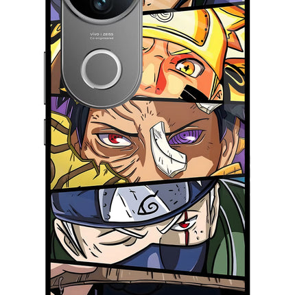 Naruto Character Vivo V50 5G Glass Case