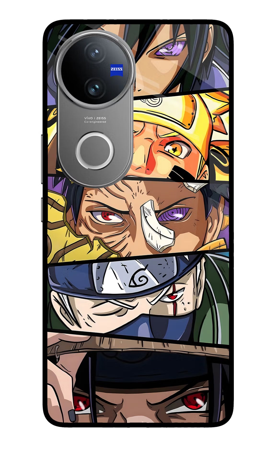 Naruto Character Vivo V50 5G Glass Case