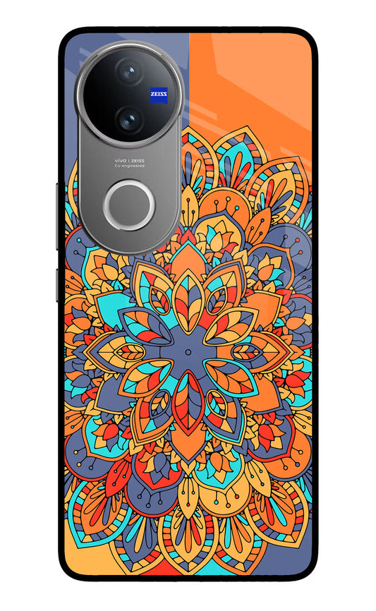 Color Mandala Vivo V50 5G Glass Case
