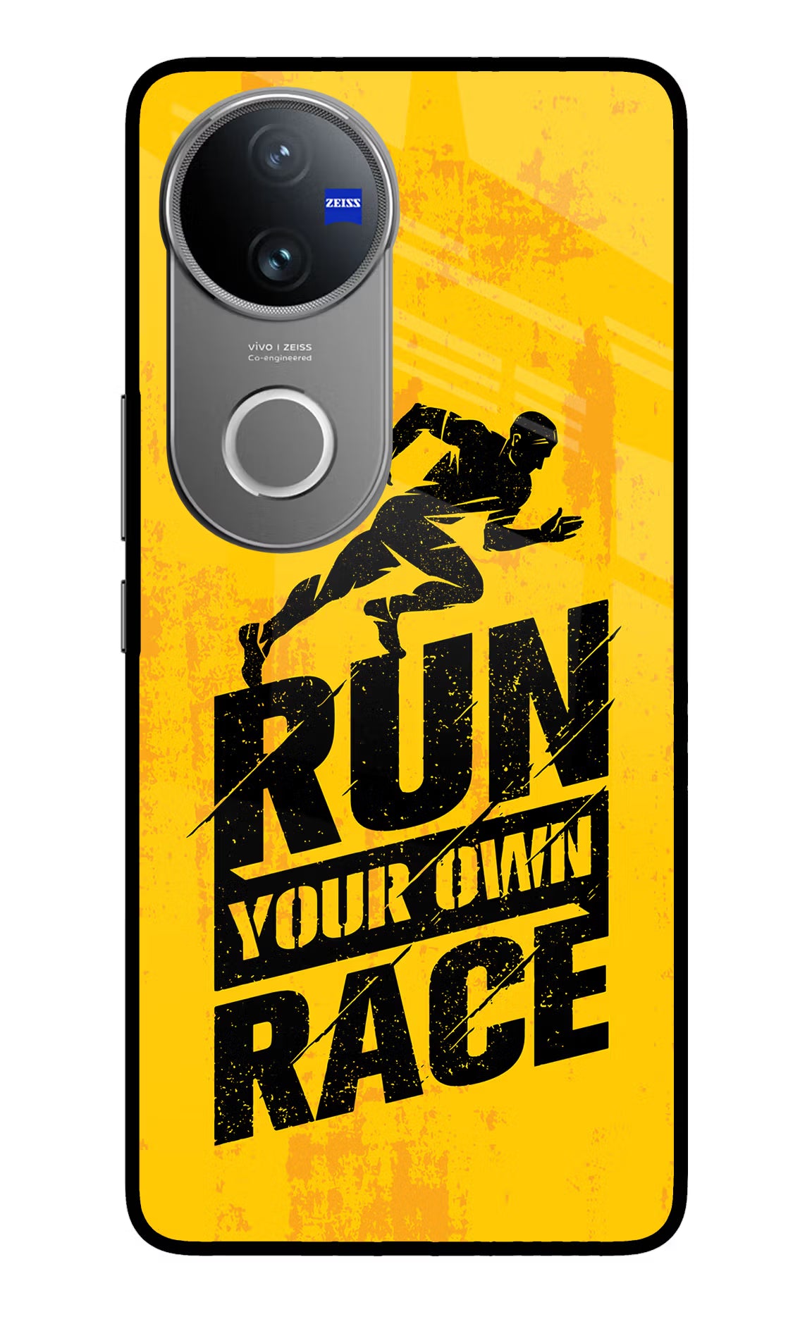 Run Your Own Race Vivo V50 5G Glass Case