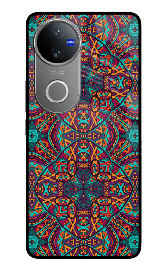 Colour Mandala Vivo V50 5G Glass Case