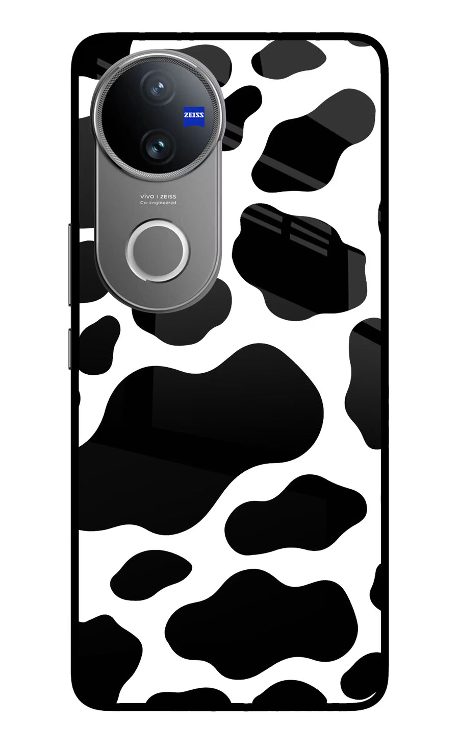 Cow Spots Vivo V50 5G Back Cover, Metal case