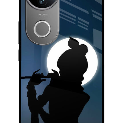 Shri Krishna Silhouette Vivo V50 5G Glass Case