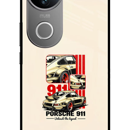 Classic Porsche 911 Vivo V50 5G Glass Case