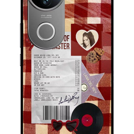 Queen of Disaster Vivo V50 5G Glass Case