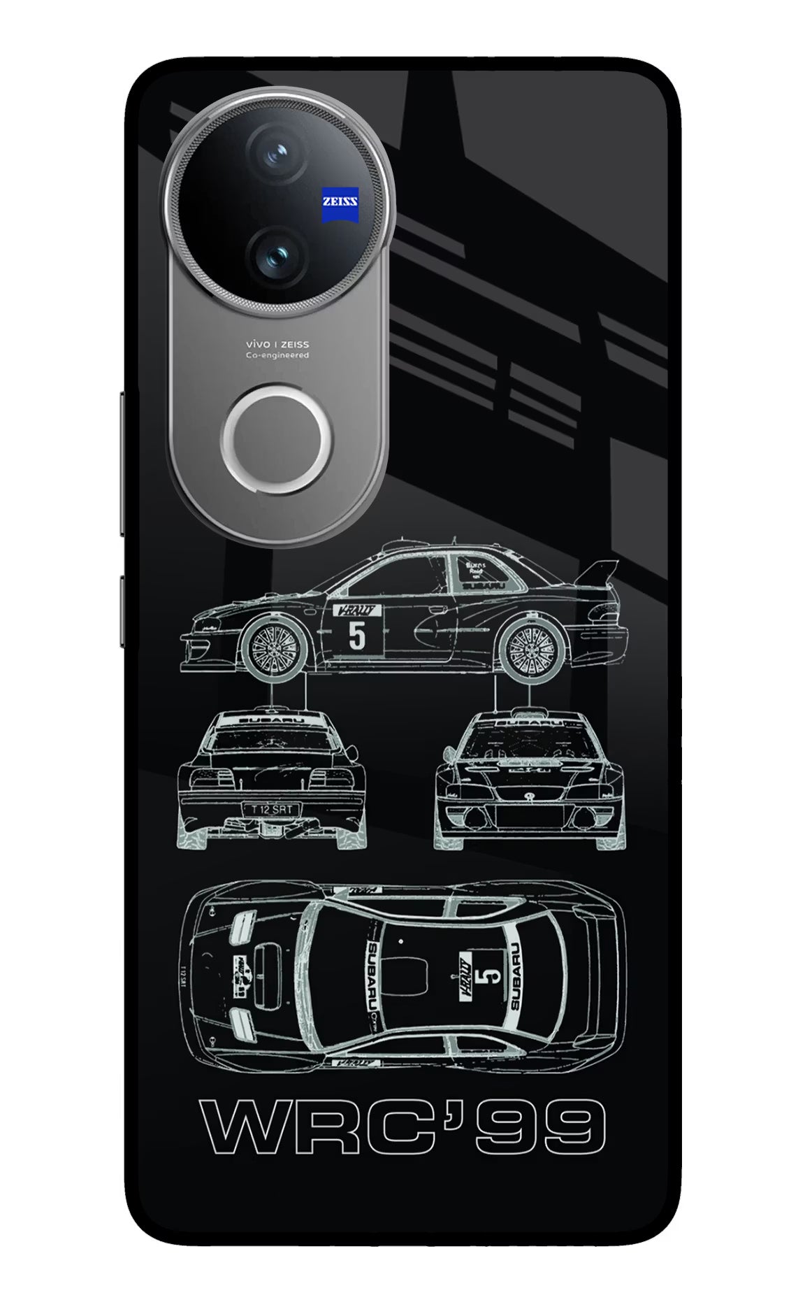 WRC'99 Vivo V50 5G Glass Case