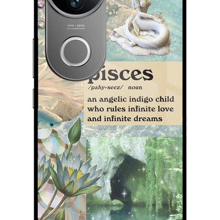 Pisces Zodiac Vivo V50 5G Glass Case