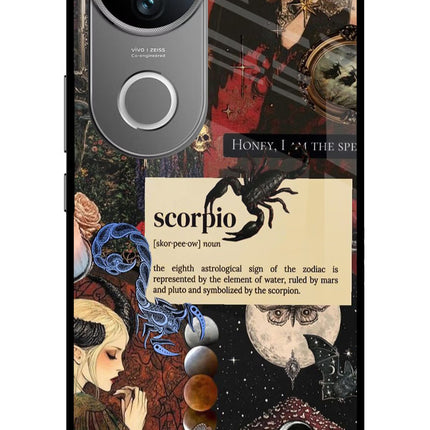 Scorpio Zodiac Vivo V50 5G Glass Case