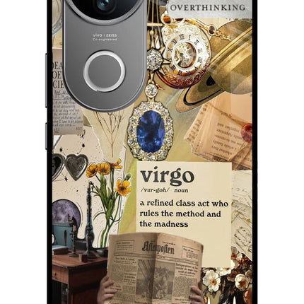 Virgo Zodiac Vivo V50 5G Glass Case
