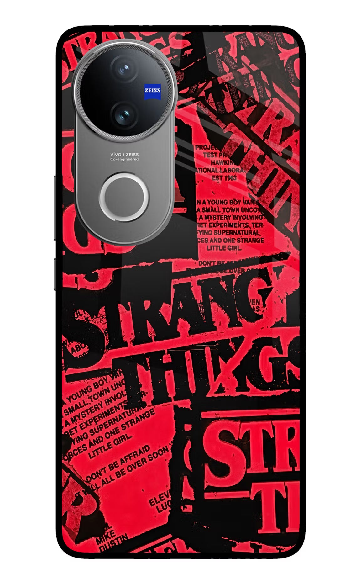 Ordinary Things Vivo V50 5G Glass Case Back Cover by Casekaro