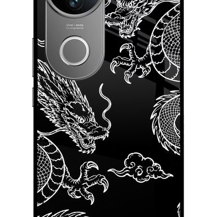 Twin Dragons Vivo V50 5G Glass Case