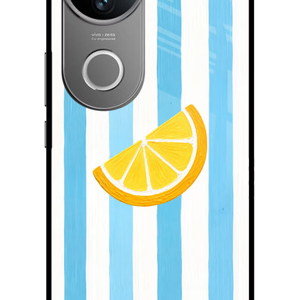 Summer Lemon Vivo V50 5G Glass Case