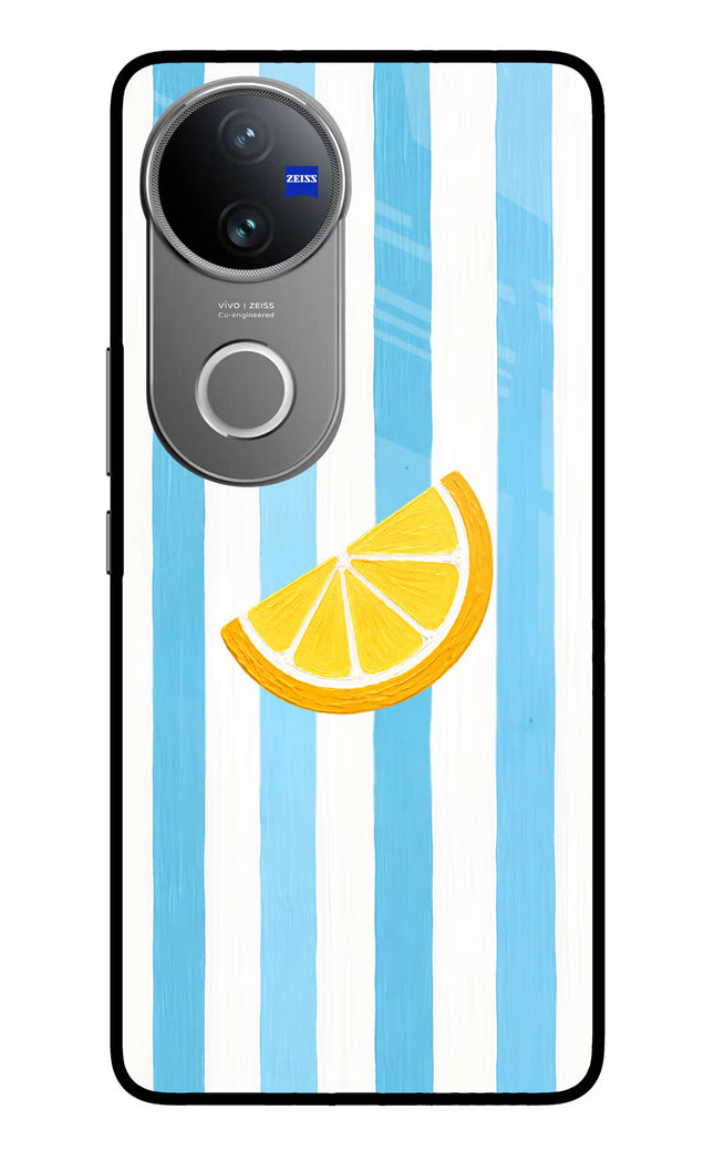 Summer Lemon Vivo V50 5G Glass Case