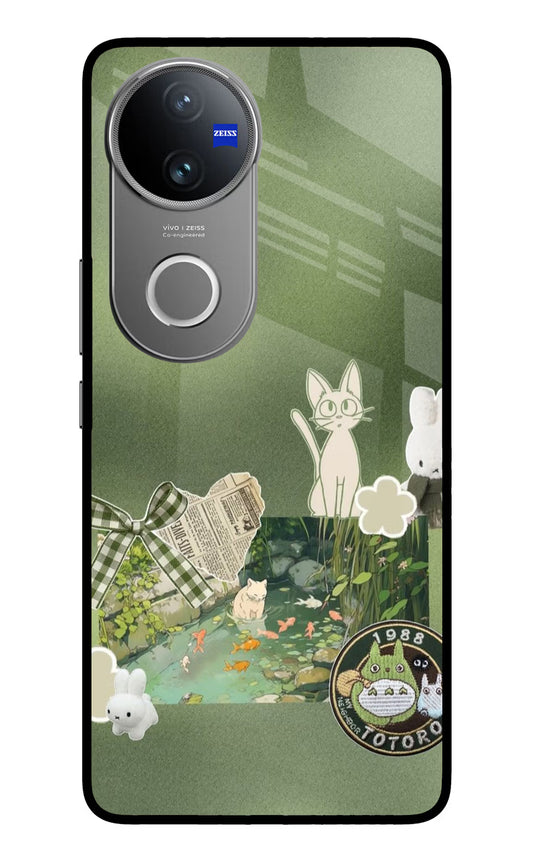 Aesthetic anime Vivo V50 5G Glass Case