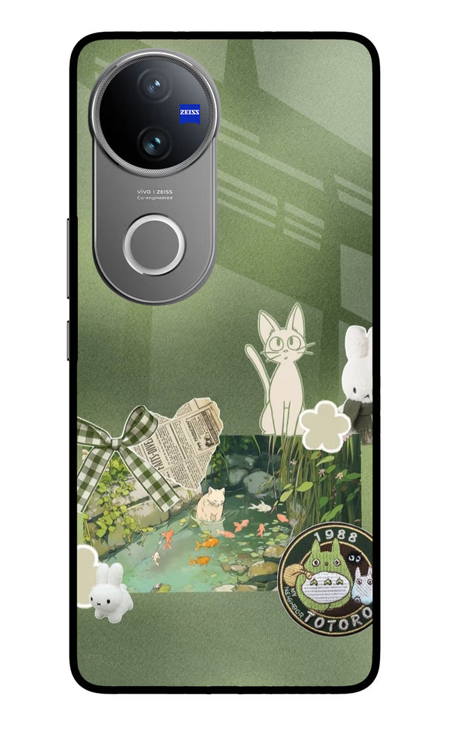 Aesthetic anime Vivo V50 5G Glass Case