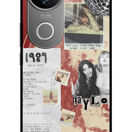 Taylor Swift Vivo V50 5G Glass Case