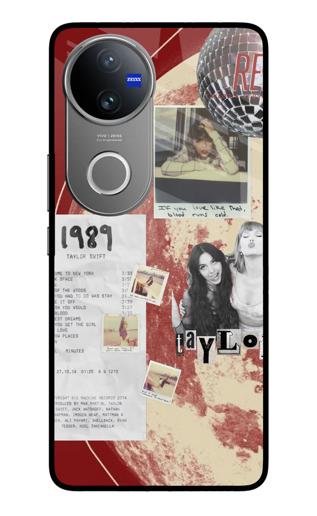 Taylor Swift Vivo V50 5G Glass Case
