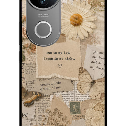 Vintage case Vivo V50 5G Glass Case