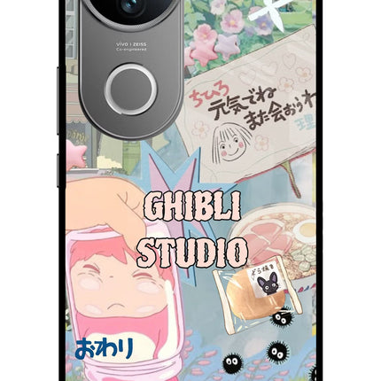 Studio Ghibli Vivo V50 5G Glass Case