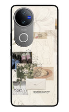 Soft Aesthetic Vivo V50 5G Glass Case
