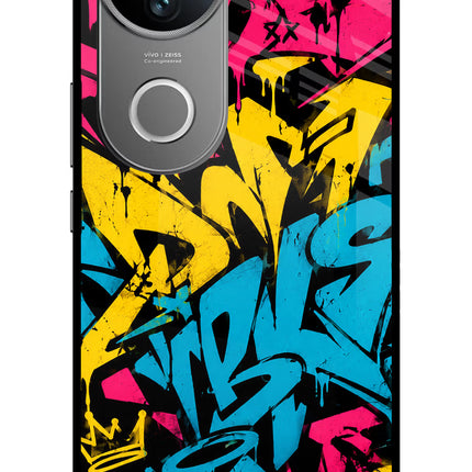 Graffiti Vibe Vivo V50 5G Glass Case