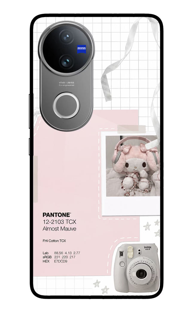 Pantone Asthetic Vivo V50 5G Glass Case