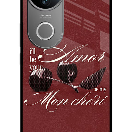 Velvet Cherry Vivo V50 5G Glass Case
