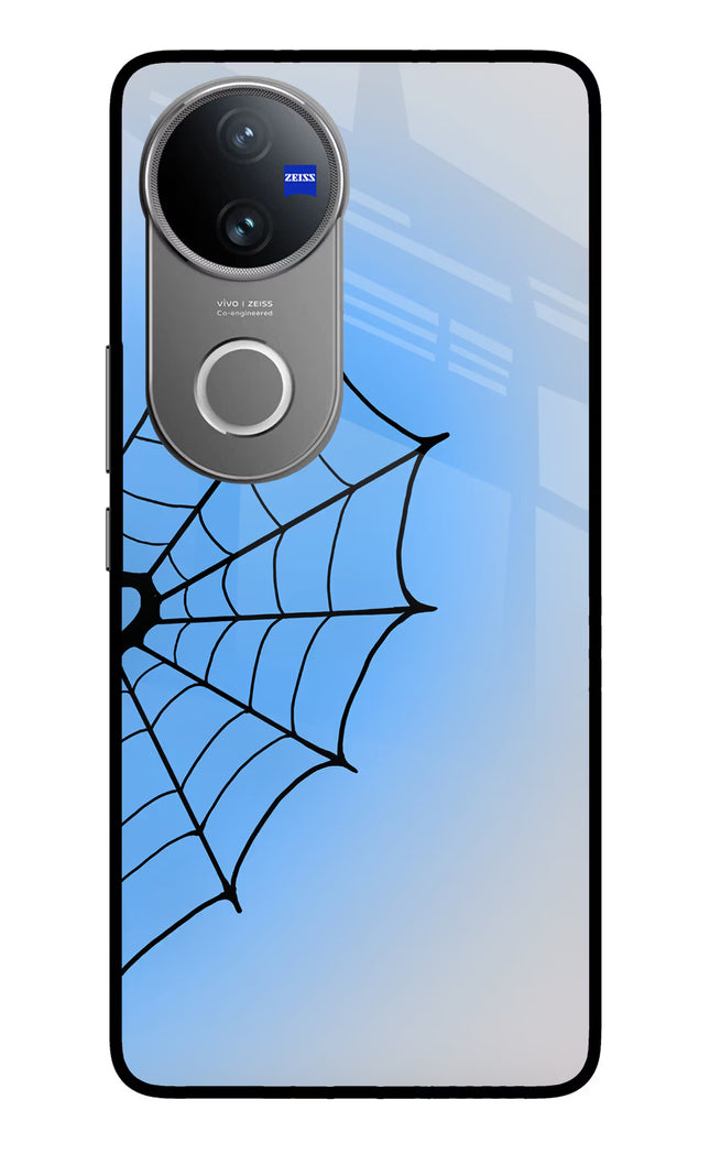 Blue Web Vivo V50 5G Glass Case