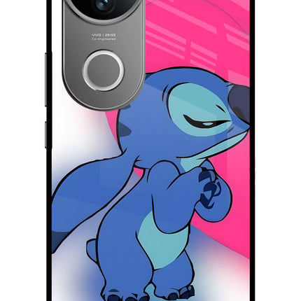 Stitch Hug Vivo V50 5G Glass Case