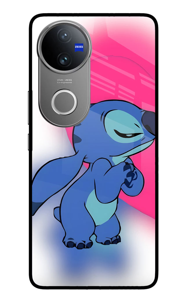 Stitch Hug Vivo V50 5G Glass Case