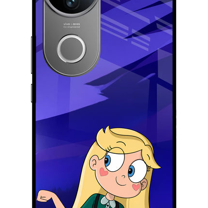 Star Glow Vivo V50 5G Glass Case
