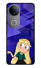 Star Glow Vivo V50 5G Glass Case