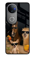 Party Squad Vivo V50 5G Glass Case