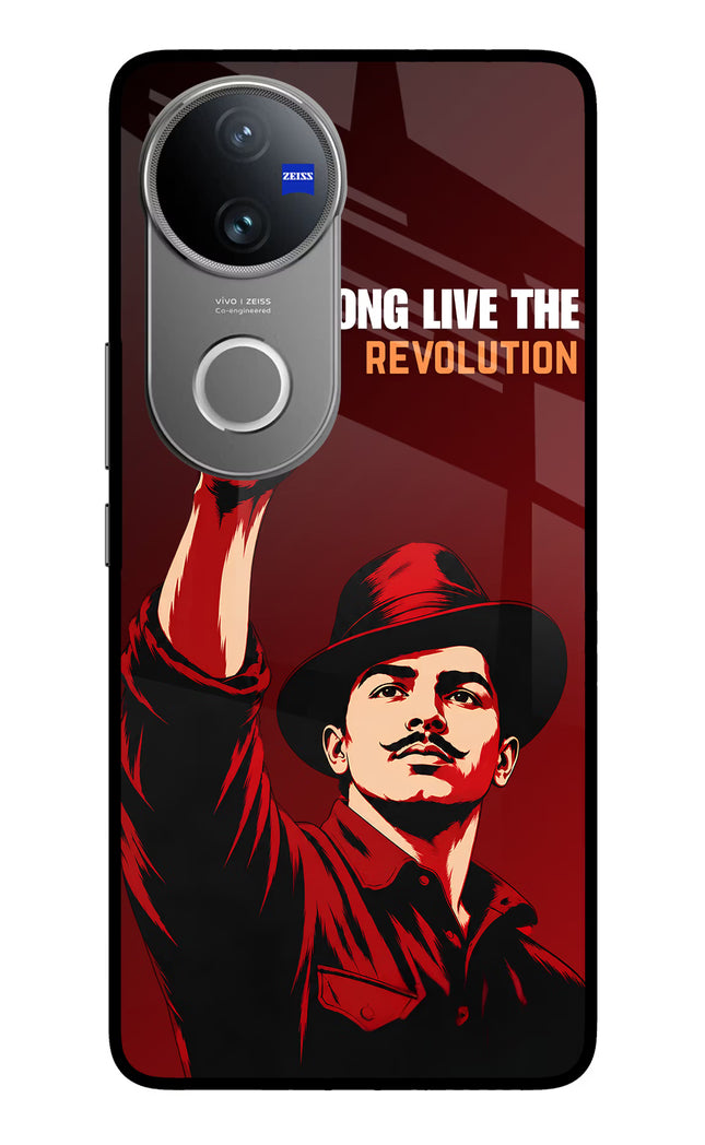 Bhagat Singh Revolution Vivo V50 5G Glass Case