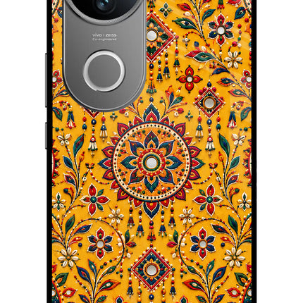 Sunlit Aura Vivo V50 5G Glass Case
