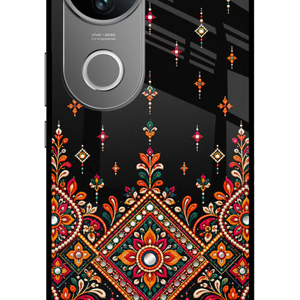 Noir Mehfil Vivo V50 5G Glass Case