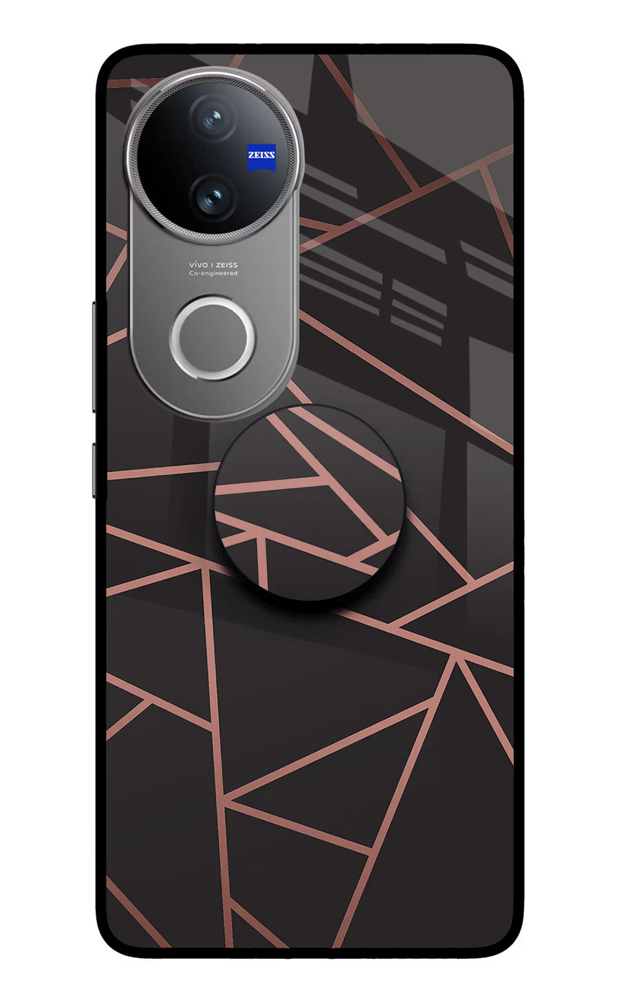 Geometric Pattern Vivo V50 5G Pop Case, Metal case